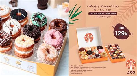 Promo Makanan Jco Oktober Nikmati Lusin Donuts Box Jpops