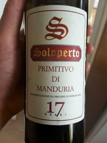 Soloperto Garda Primitivo Di Manduria Vivino Us