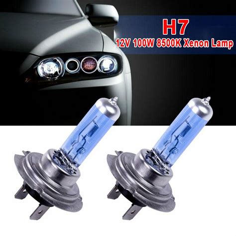 Cheap Pcs White V H W K Xenon Lamp Super Bright Halogen Car