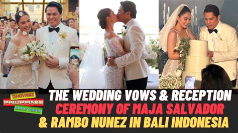 Full Video Coverage Wedding Vows Reception Ceremony Of Maja Salvador