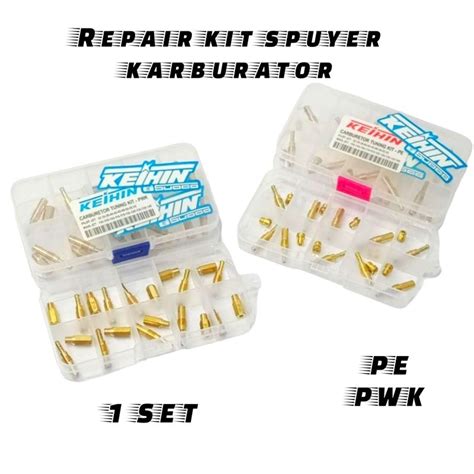 Jual Spuyer Karburator Pe Pwk Spuyer Pilot Jet Main Jet Repair Kit Shopee Indonesia