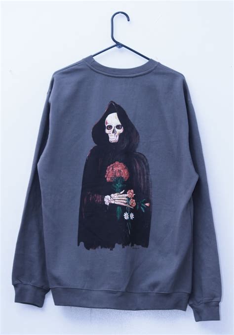 YEEZUS TOUR MERCH GREY REAPER SWEATSHIRT / LuxeLuceOriginals