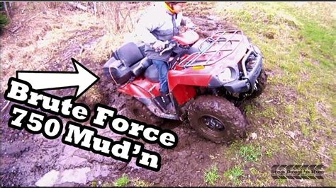 Kawasaki Brute Force 750 Mudding 4x4 Atv Youtube