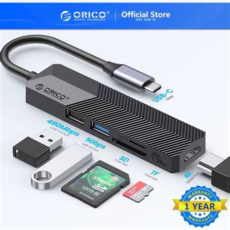 Orico Usb C Type C In Multifunction Hub Ports Hdmi Gbps