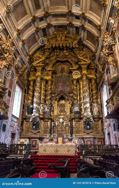 Interior of Se Cathedral in Porto City in Portugal Editorial Stock Image - Image of monument ...