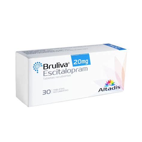 Bruliva Escitalopram Mg Altadis Caja X Tabletas