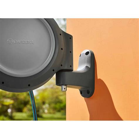 Gardena 8045 25 Roll Up 20m Wall Mounted 13mm Auto Spring Retractable Hose Reel Back Australia