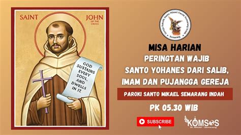 Misa Harian Kamis Desember Pk Wib Pw Santo