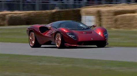 La Sublime De Tomaso P72 En Mouvement à Goodwood