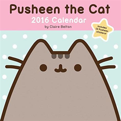 Pusheen The Cat 2016 Wall Calendar This Calendar Is So Much Fun