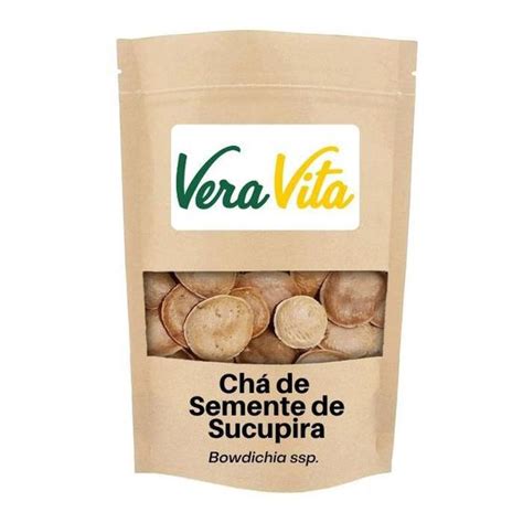 Chá de Semente de Sucupira Bowdichia ssp 100g Vera Vita Sementes