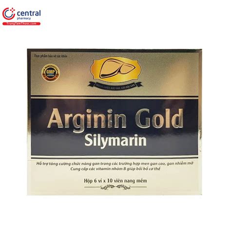 Thuốc bổ gan Arginin Gold Silymarin Đại Uy Tăng cường chức năng gan