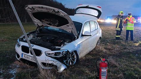 Burgau Unfall Auf A Nach Aquaplaning Totalschaden An Auto