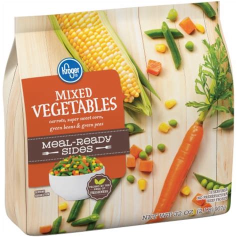 Kroger Meal Ready Sides Frozen Vegetables Mixed 32 Oz Fred Meyer