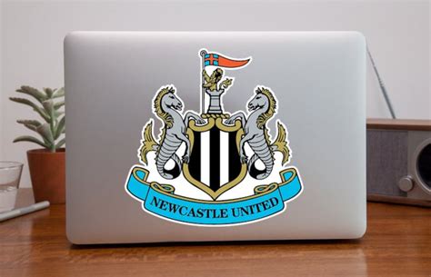 Newcastle United Fc Logo Sticker Vinyl Decal 10 Sizes Etsy