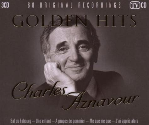 Golden Hits Of Charles Aznavour Aznavour Charles Amazon De Musik