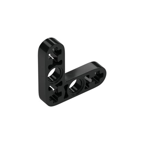 LEGO Black Beam 3 X 3 X 0 5 Bent 90 Degrees L Shape 32056 59605