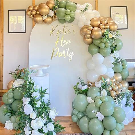 Buy Sage Green Balloon Garland Kit Arch Olive Greenery Party Baby