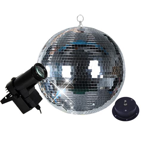 Thrisdar 25Cm Spiegel Disco Ball Silver Opknoping Party Disco Bal Rgb