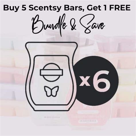 6 Scentsy Bar Bundle Buy 5 Scentsy Bars Get One Free