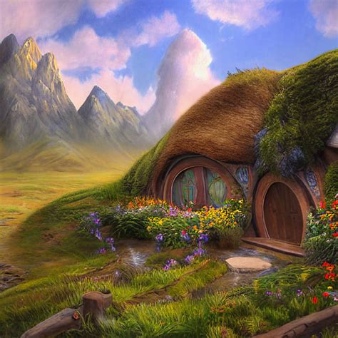 The Shire Hobbit House by Serendigity-Art on DeviantArt