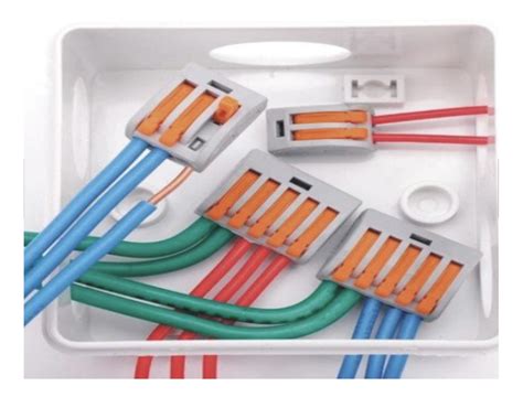 Kit Conector Emenda Derivacao Fios Alavanca Tipo Wago Mercado Livre