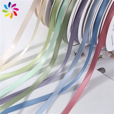 JWS 6mm 25Yards Ribbon Satin Ribbon Decorative Ribbon Gift Packaging