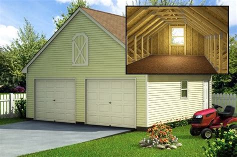 Build A 24 X 24 Garage With Loft Diy Plans Fun To