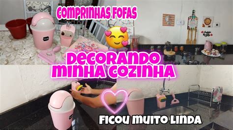 Comprinhas Fofas Decorei Minha Cozinha Ficou Muito Fofa Decora O