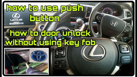 How To Use Push Start Switch Paano Gamitin Ang Keyless Remote YouTube