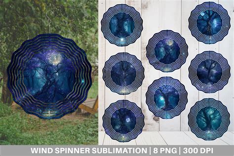 Wind Spinner Mystical Forest Halloween Graphic By Artnoy Creative Fabrica