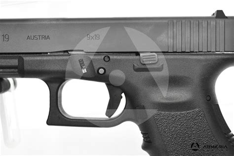 Pistola Semiautomatica Glock 19 Gen 4 9x19 9 Luger Armeria Pesaro