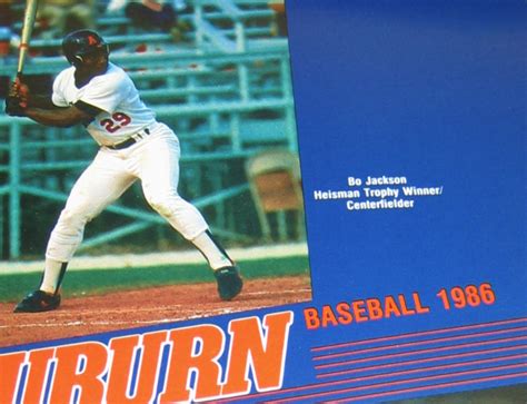 Bo Jackson Heisman Trophy Winner Centerfielder On The Cover Of