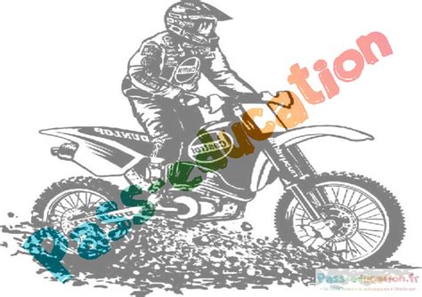 Coloriage Moto Cross Gratuit T L Chargez Et Imprimez Des Dessins De