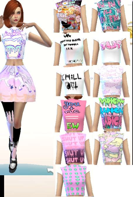 Sims 4 CC Kawaii Clothes