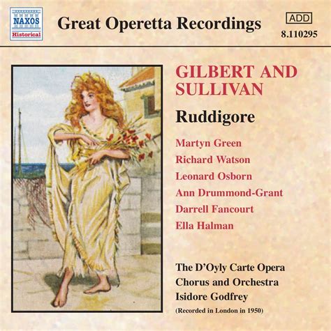 Amazon Gilbert Sullivan Ruddigore Cds Vinyl