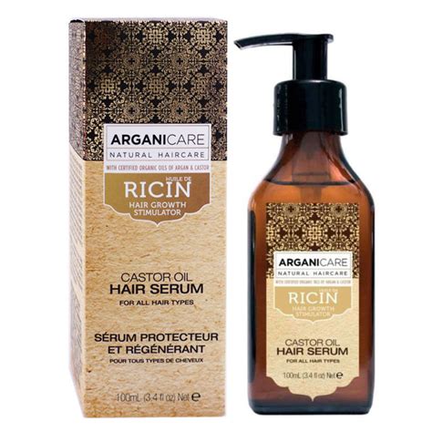 Arganicare Huile De Ricin S Rum Protecteur Ml