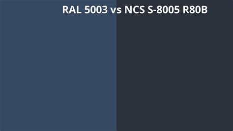 Ral 5003 Vs Ncs S 8005 R80b Ral Colour Chart Uk