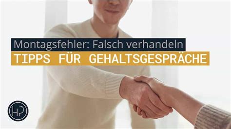 Falsch Verhandeln Tipps F R Gehaltsgespr Che