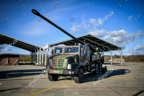 Caesar Selfpropelled Howitzer Pictured On Military Editorial Stock ...