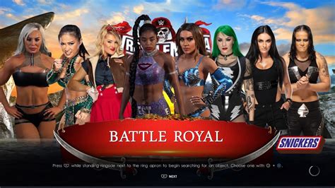 WWE 2K22 Womens Wrestlemania Battle Royal YouTube