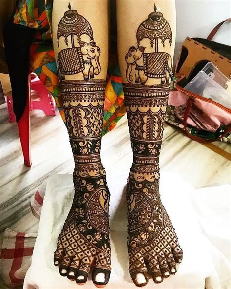 Indian Bridal Dulhan Mehndi Designs For Legs K4 Fashion