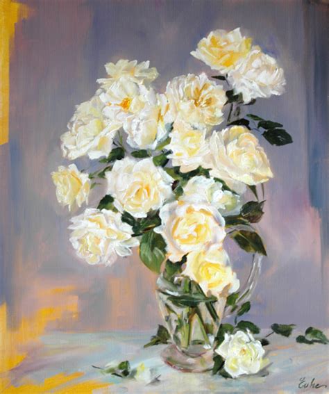 Les Peintures D Evhe Les Roses Blanches