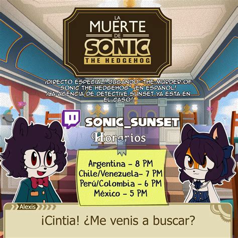 Sonic Sunset On Twitter Ya Estamos En Vivo