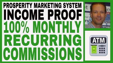 Prosperity Marketing System Review Income Proof 100 Monthly