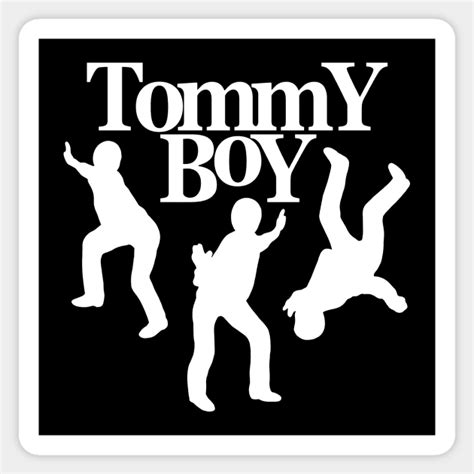 Tommy Boy (White Ink) - Hip Hop - Sticker | TeePublic