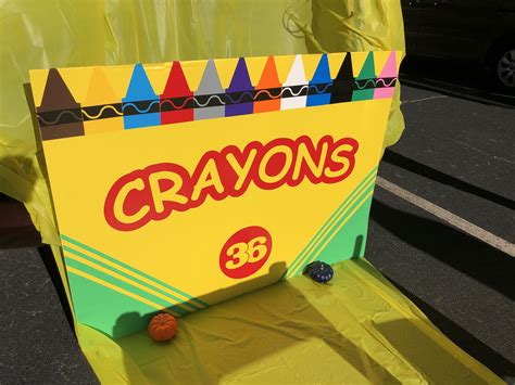 Crayon Trunk Or Treat Trunk Or Treat Toy Chest Crayon