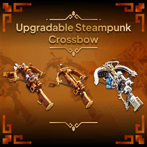 Upgradable Steampunk Crossbow Minecraft Texture Pack