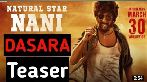 Natural Star Nani Dasara Teaser Nani Dasara Youtube