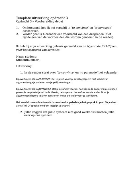 Uitwerking Opdracht 3 Summercourse Robuuste Accountant Template